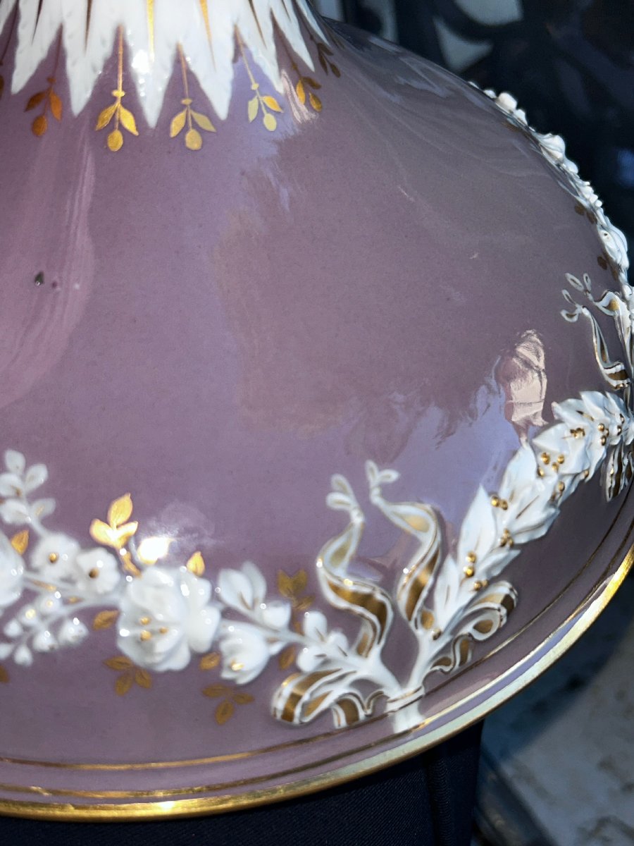  Covered Bowl Made Of Sèvres Porcelain With A Paste-on-paste Decoration, By Jules Archelais, Second Empire-photo-2