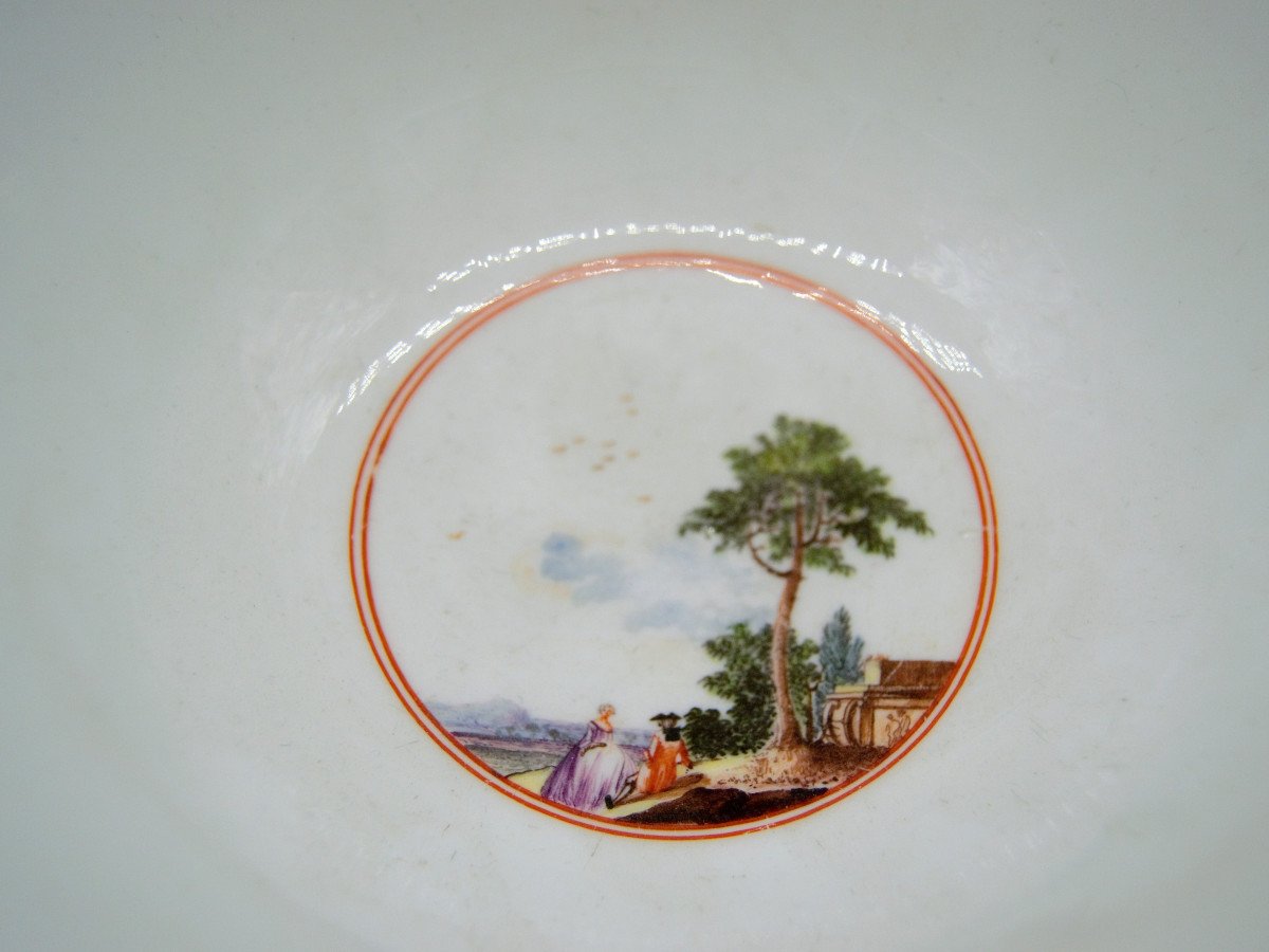 Grand Bol à Crème En Porcelaine De Meissen - XVIIIème-photo-3