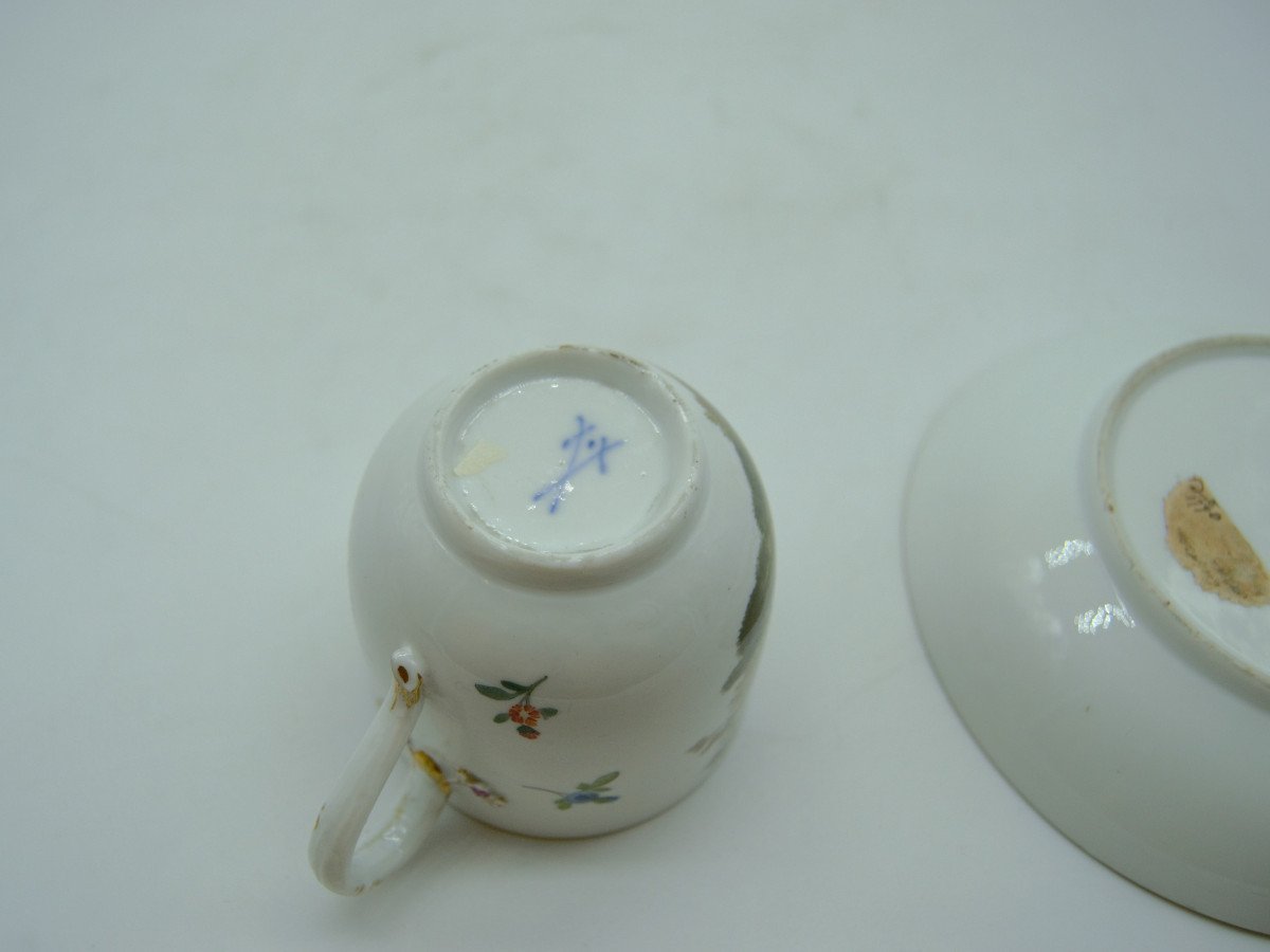 Tasse En Porcelaine De Meissen - XVIIIème-photo-4