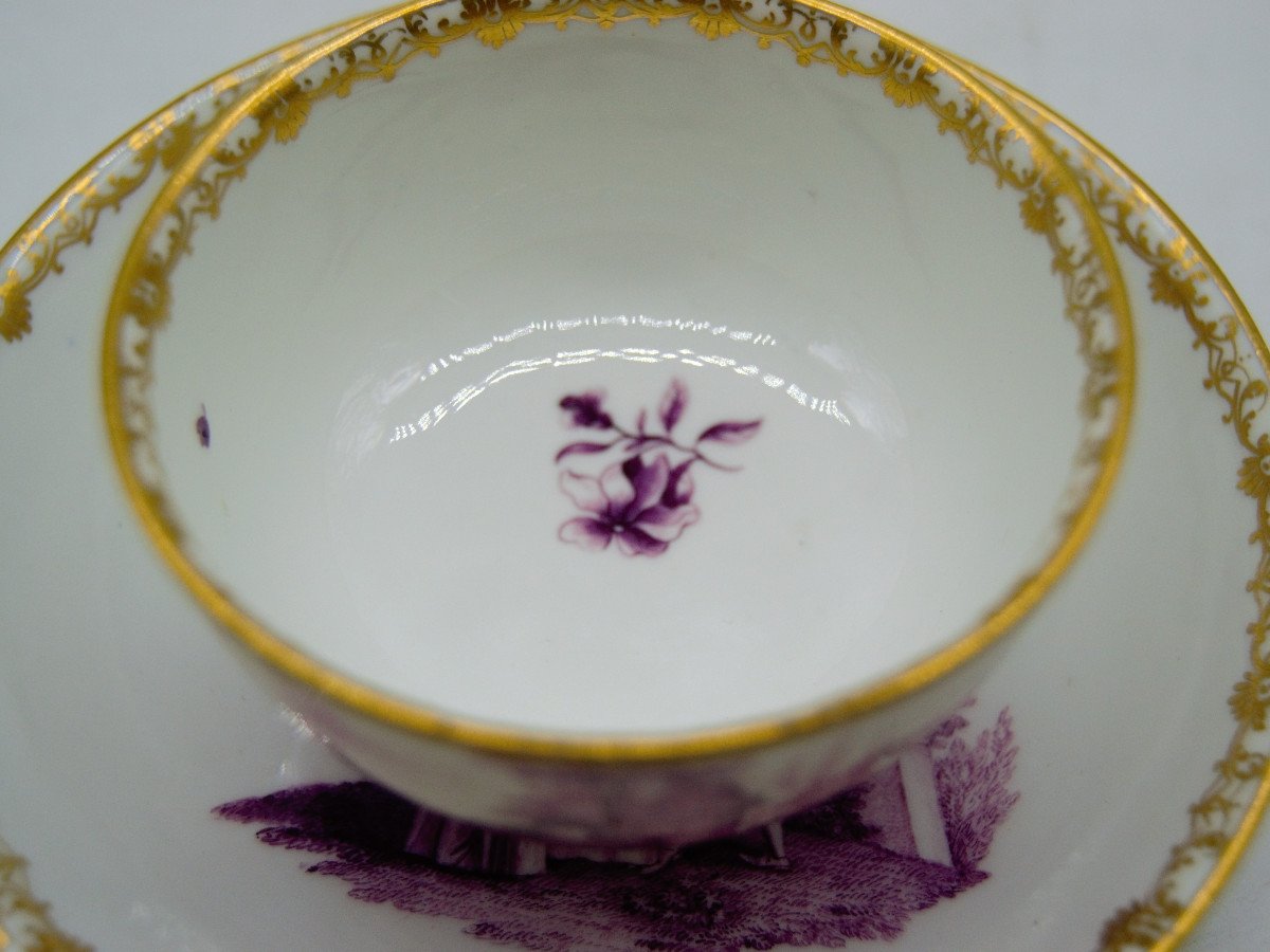 Tasse En Porcelaine De Meissen - XVIIIème-photo-2