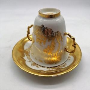 Cup With 2 Handles In Porcelain - Meissen XVIIIth