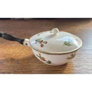 Casserole, Lille Porcelain, 18th Century