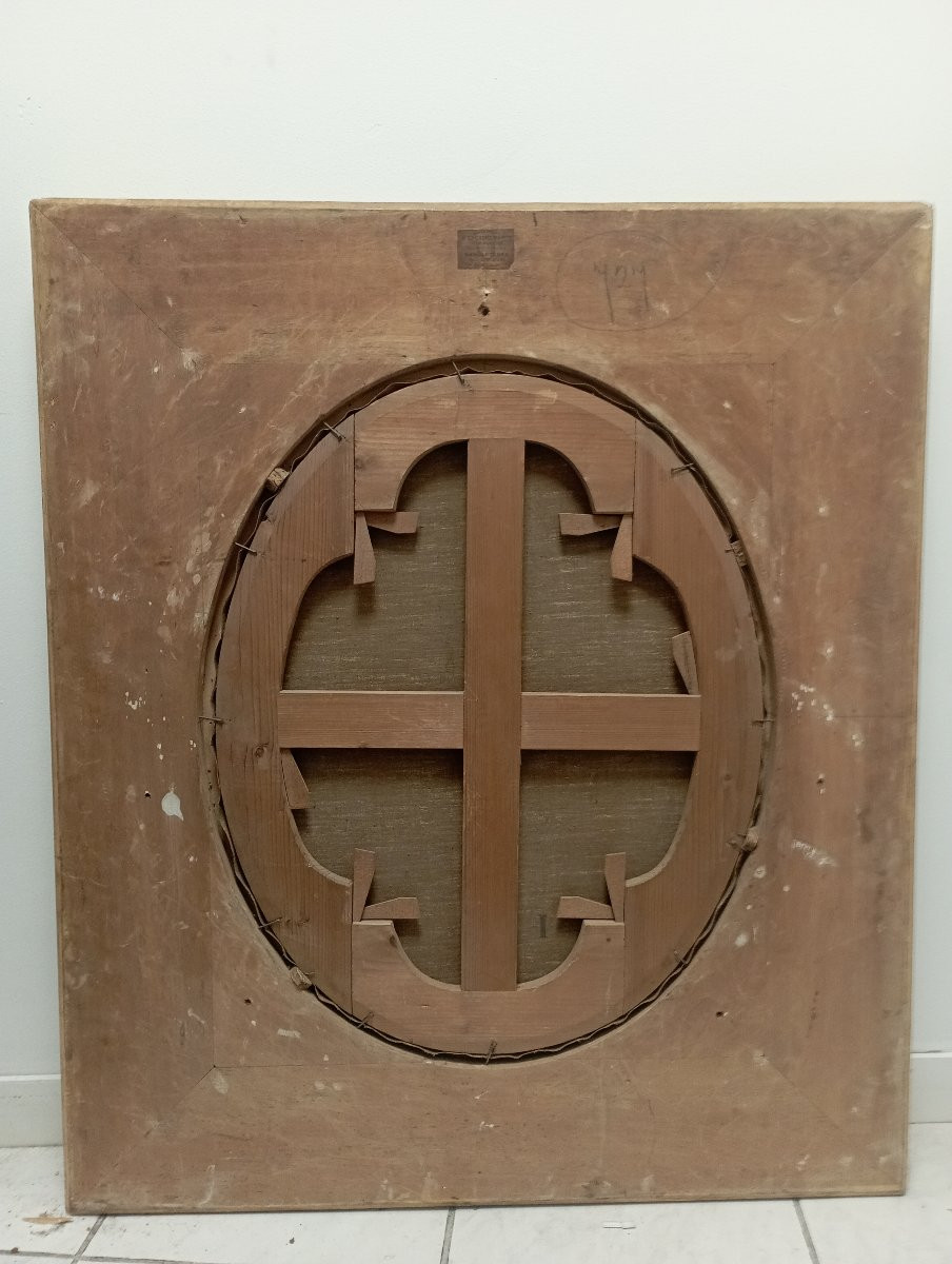 Portrait de jeune fille au bouquet par Gaston Paqueau-photo-3