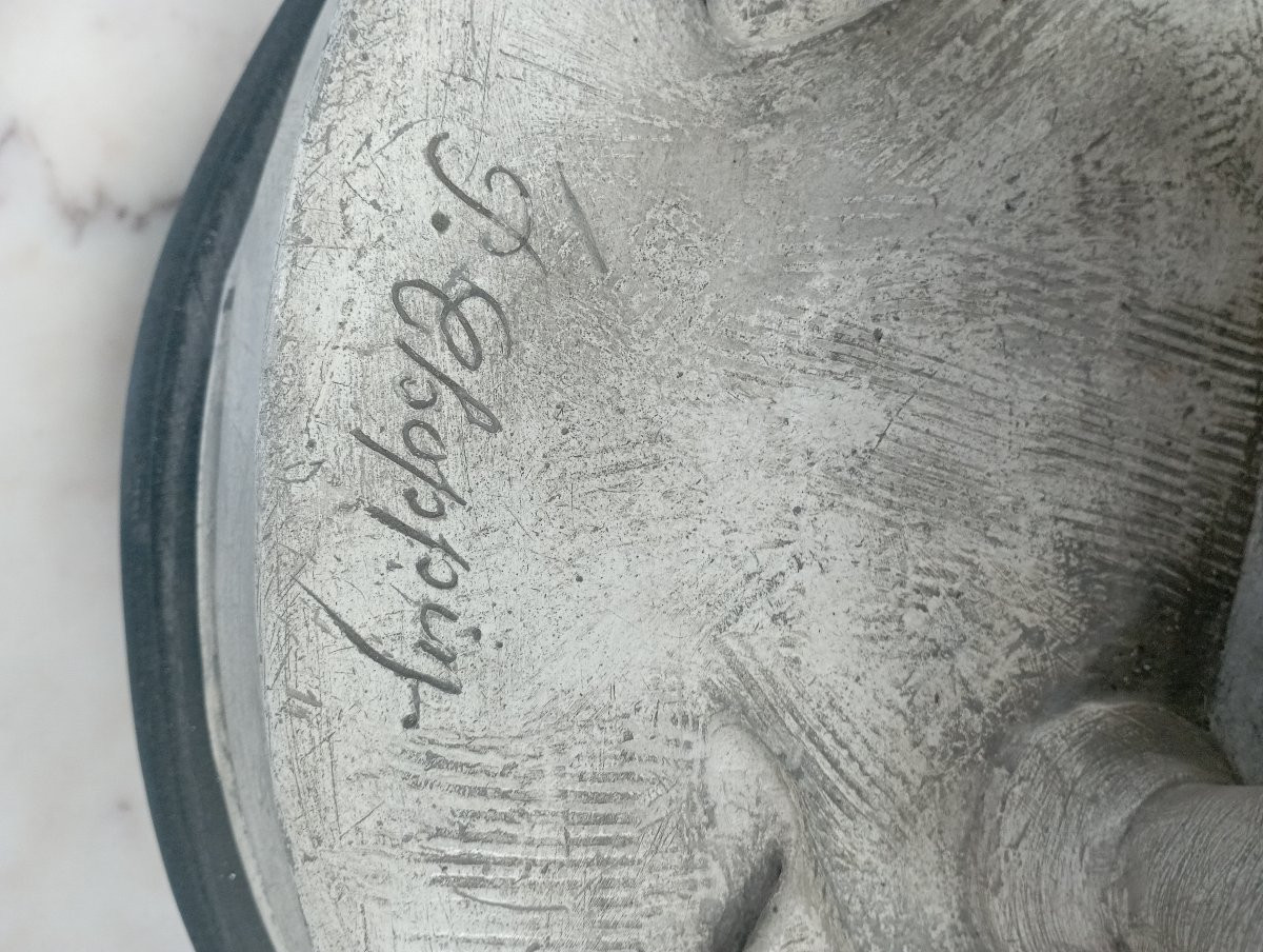 Sculpture en plâtre  de Paul François Choppin -photo-4