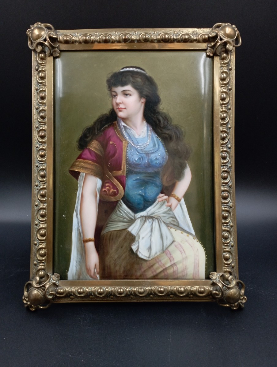 Painting On Porcelain, 19th Century