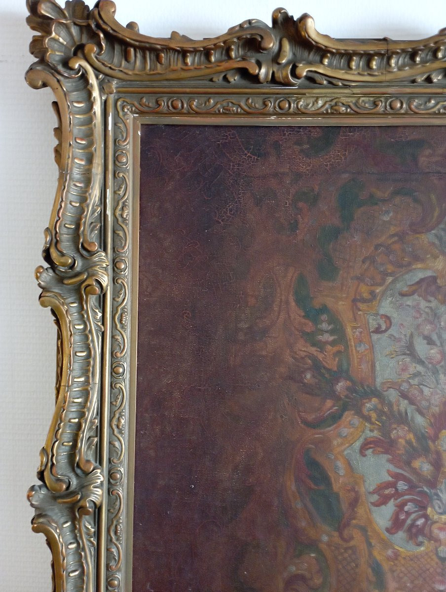 Oil On Canvas Portrait Of Jean Mayné-photo-2