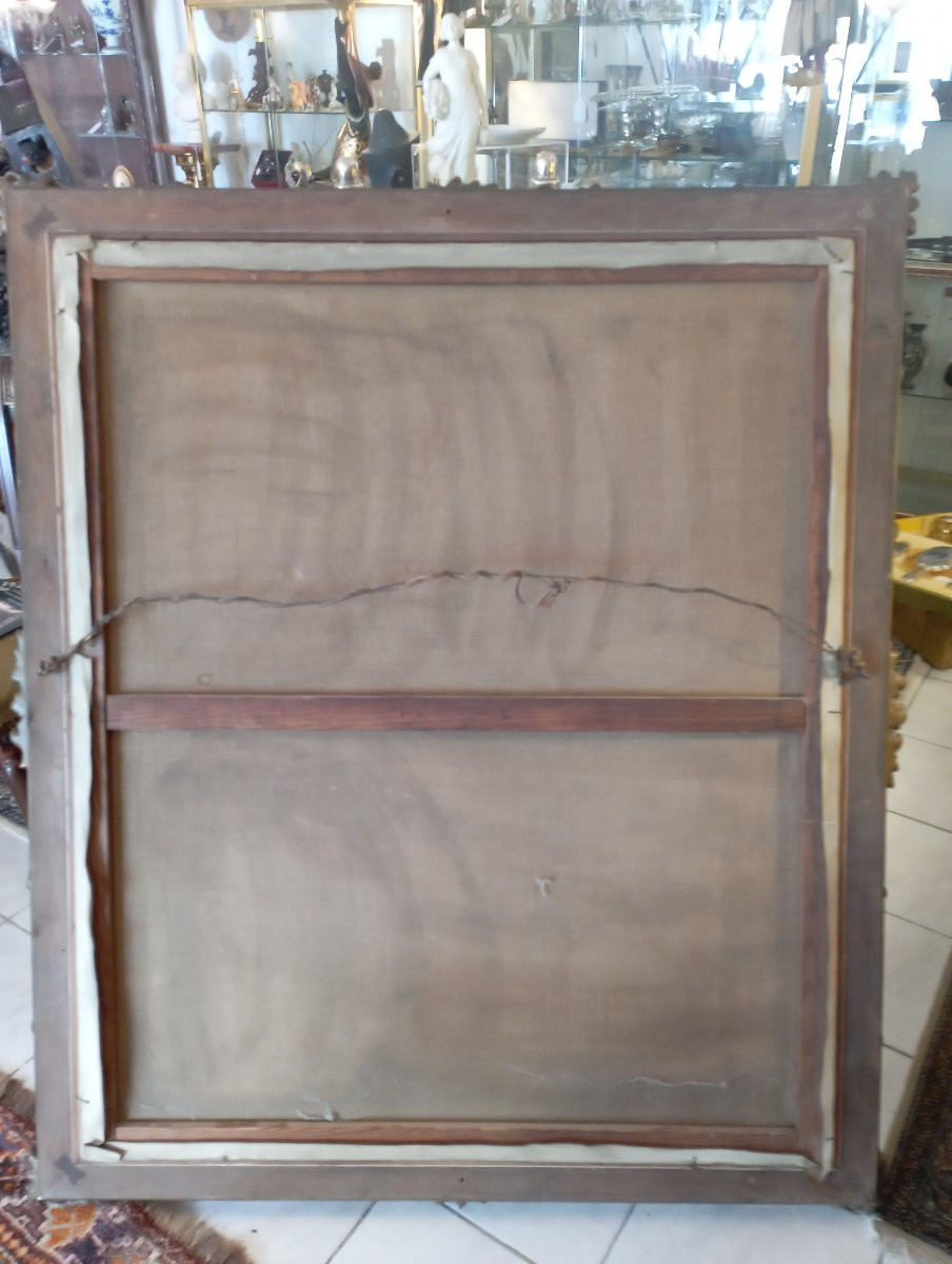 Oil On Canvas Portrait Of Jean Mayné-photo-1