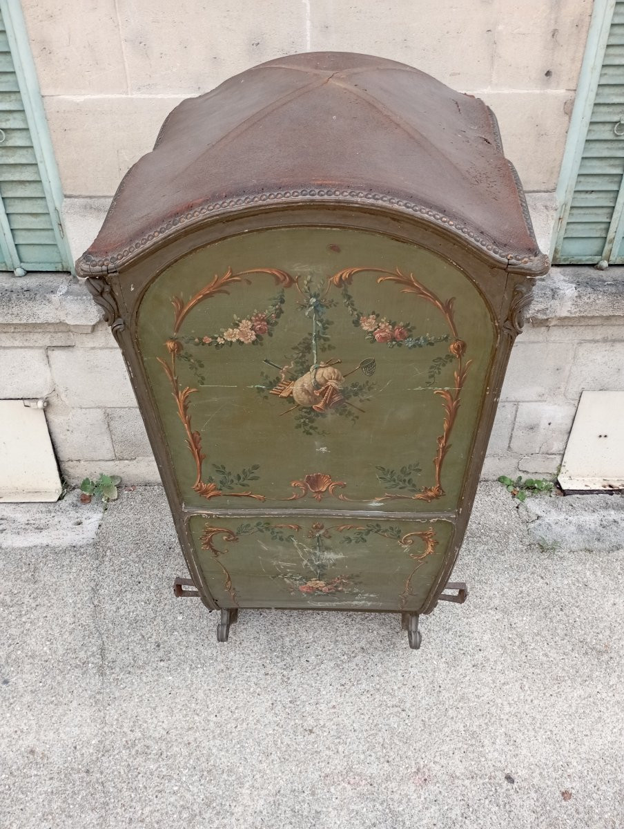Chaise à porteurs époque Louis XV-photo-5