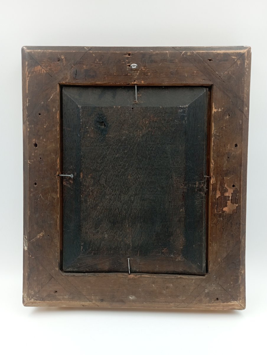 Oil On Wood, 19th Century-photo-4
