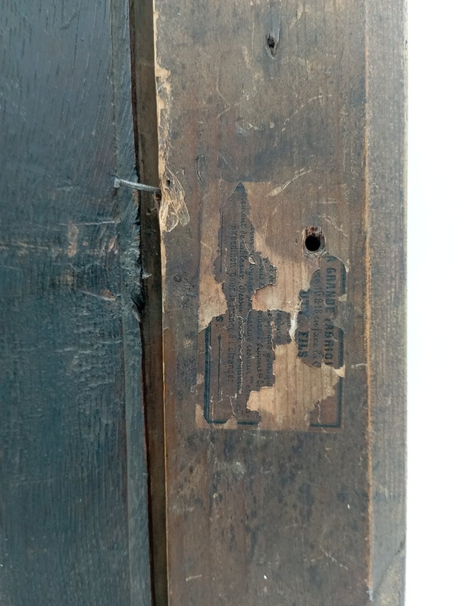 Oil On Wood, 19th Century-photo-2