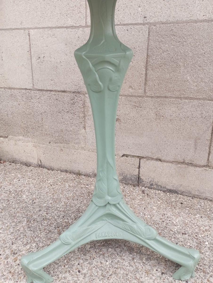 Art Nouveau Pedestal Table From The Nancy School-photo-3
