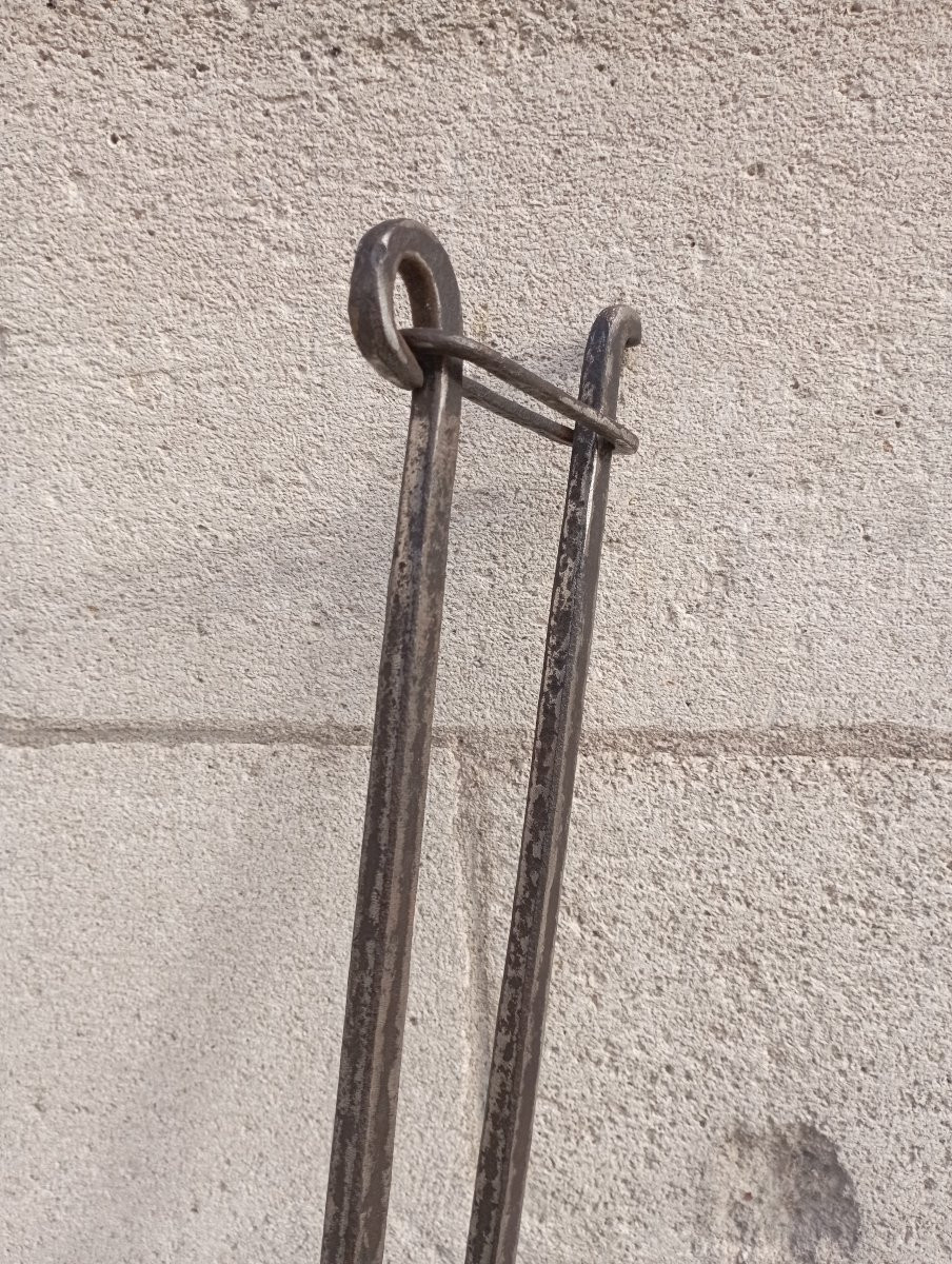 18th Century Wrought Iron Host Mold (2)-photo-4