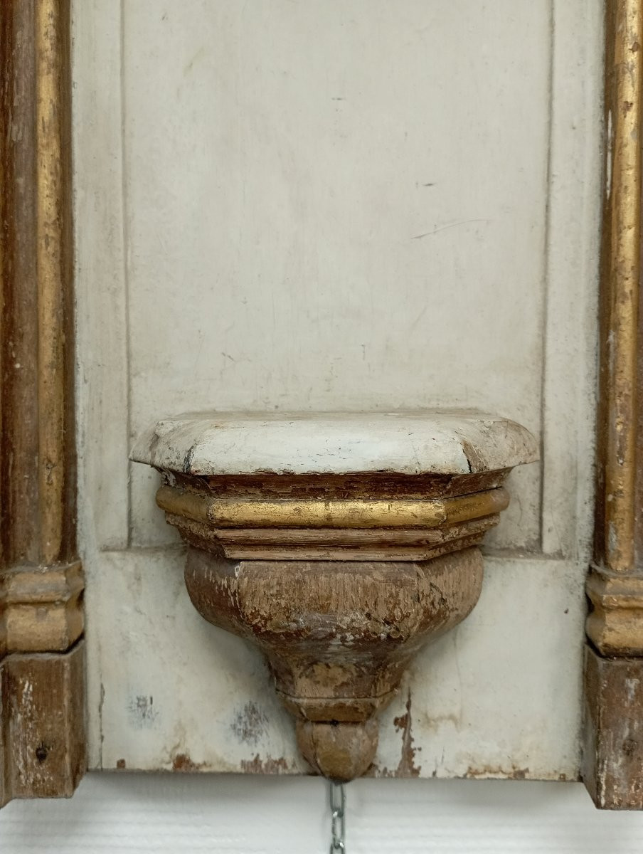 19th Century Neo-gothic Oak Sculpture Niche-photo-3