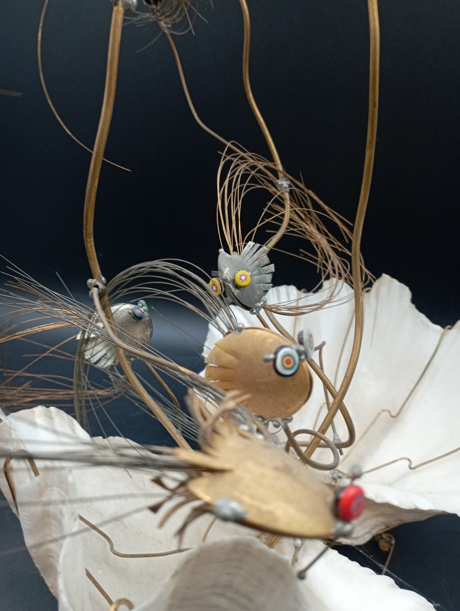 ''Sculpture aux poissons'' de WAM GREY-photo-4