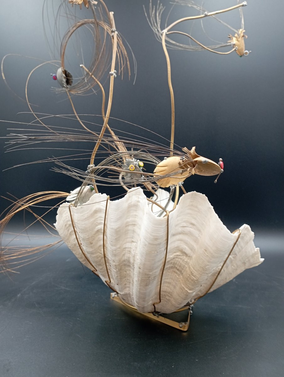''Sculpture aux poissons'' de WAM GREY-photo-7