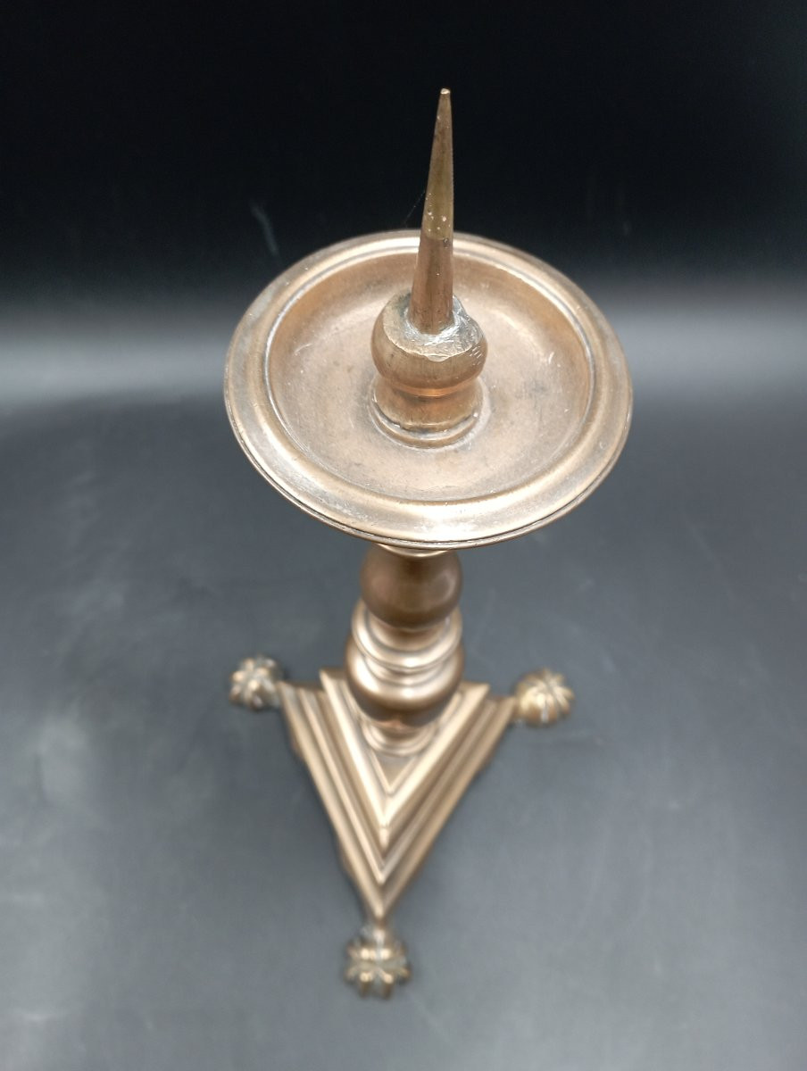 Pair Of 17th Century Candlesticks-photo-1