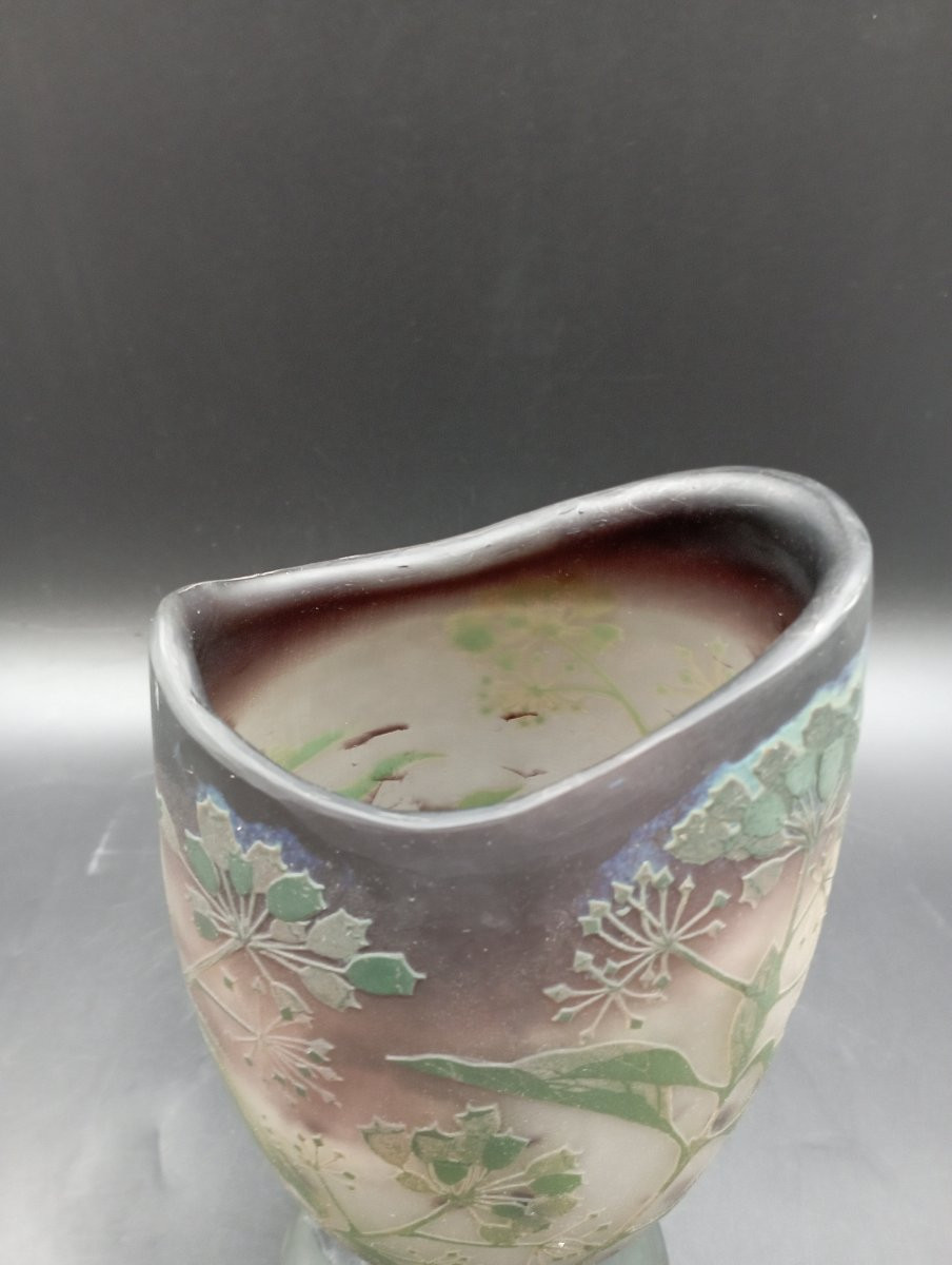 Vase ovoïde Muller Croismare -photo-3