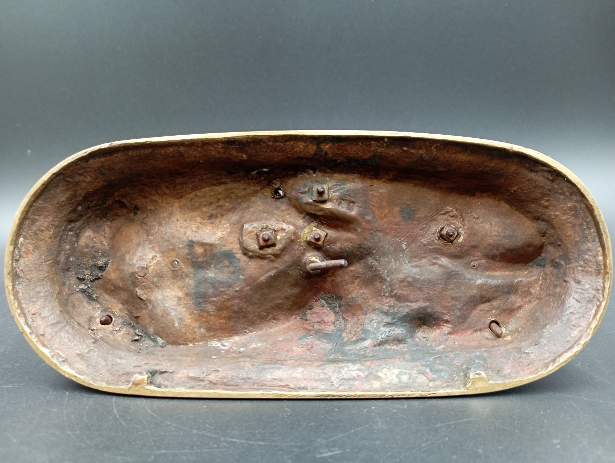 Bronze chien de chasse J. Moigniez-photo-4