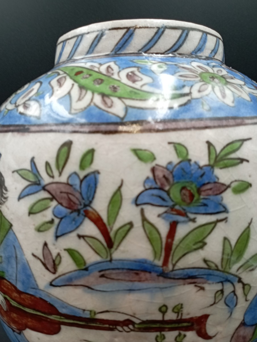 Vase d'Iran XIXème siècle-photo-3