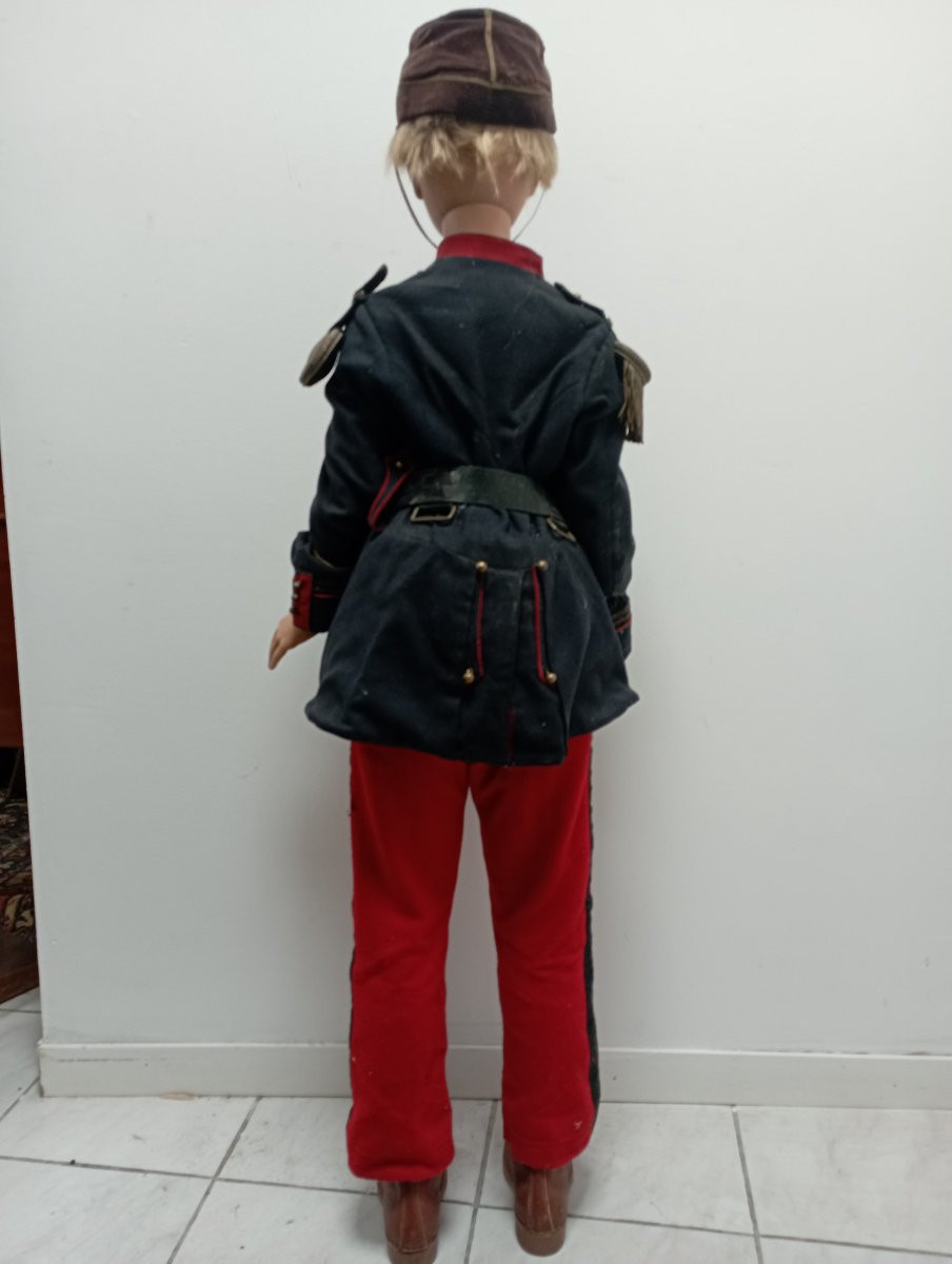 Mannequin enfant en uniforme du 4 ème R.I de la IIIème République-photo-4
