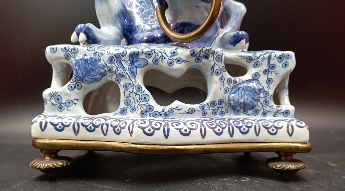 19th Century Delft Fireplace Surround-photo-3