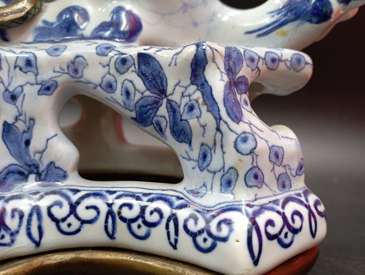 19th Century Delft Fireplace Surround-photo-2