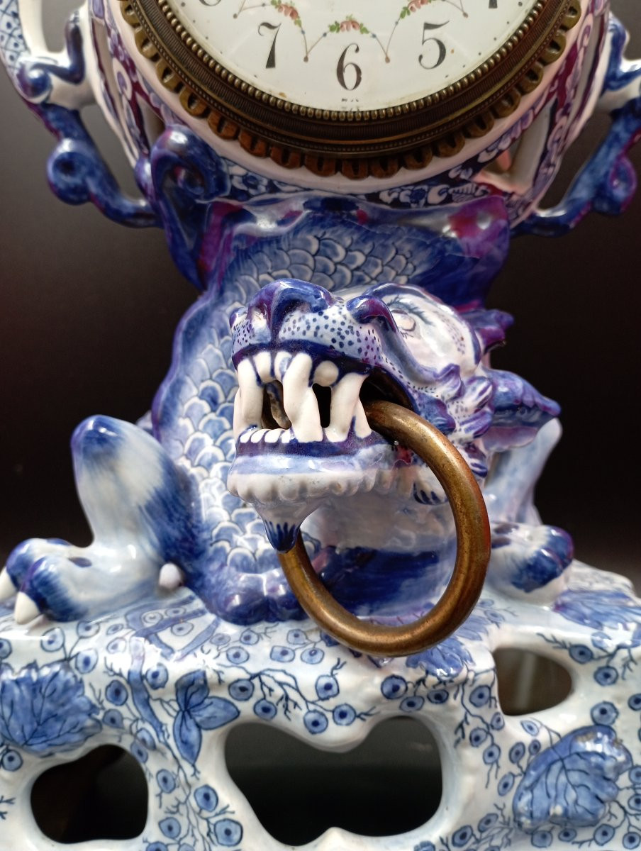 19th Century Delft Fireplace Surround-photo-3