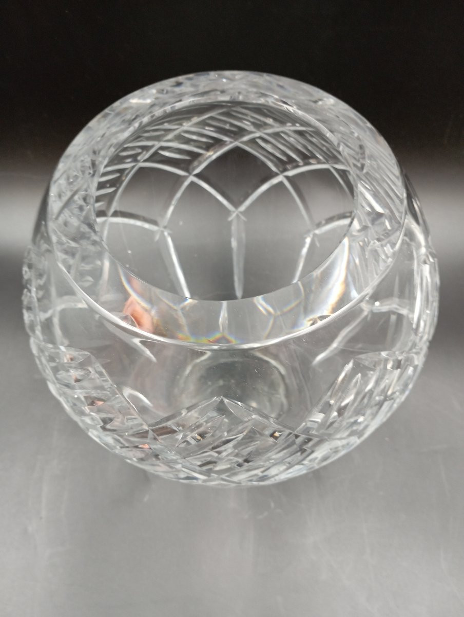 Vase boule en cristal de Baccarat-photo-2