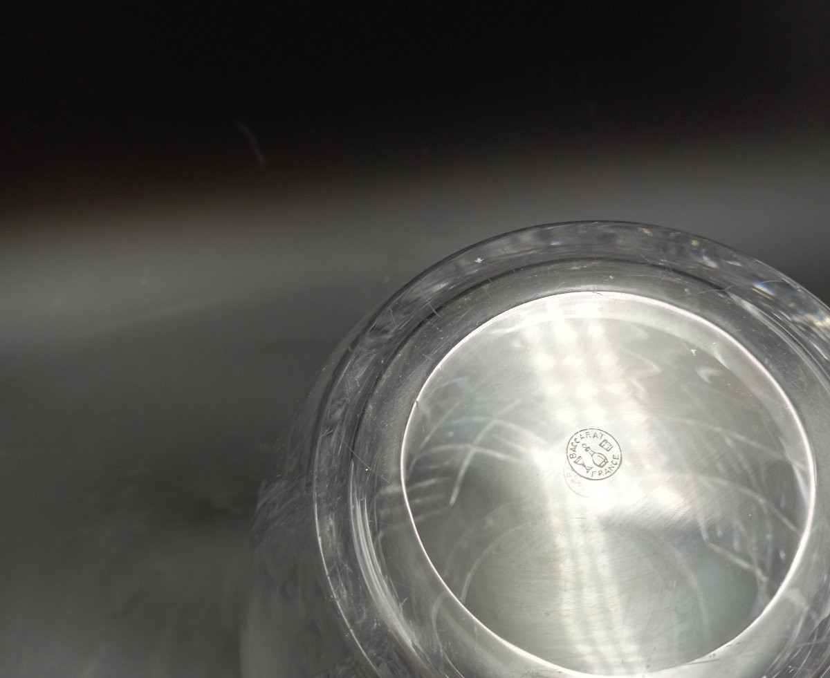 Vase boule en cristal de Baccarat-photo-4
