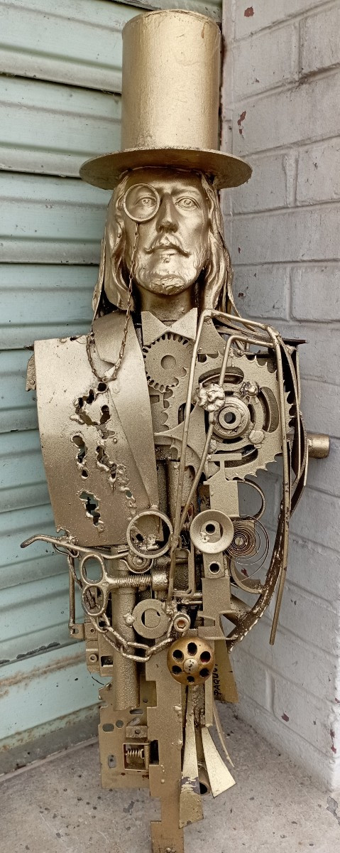 Sculpture Of Verdi Signed V. Paquot