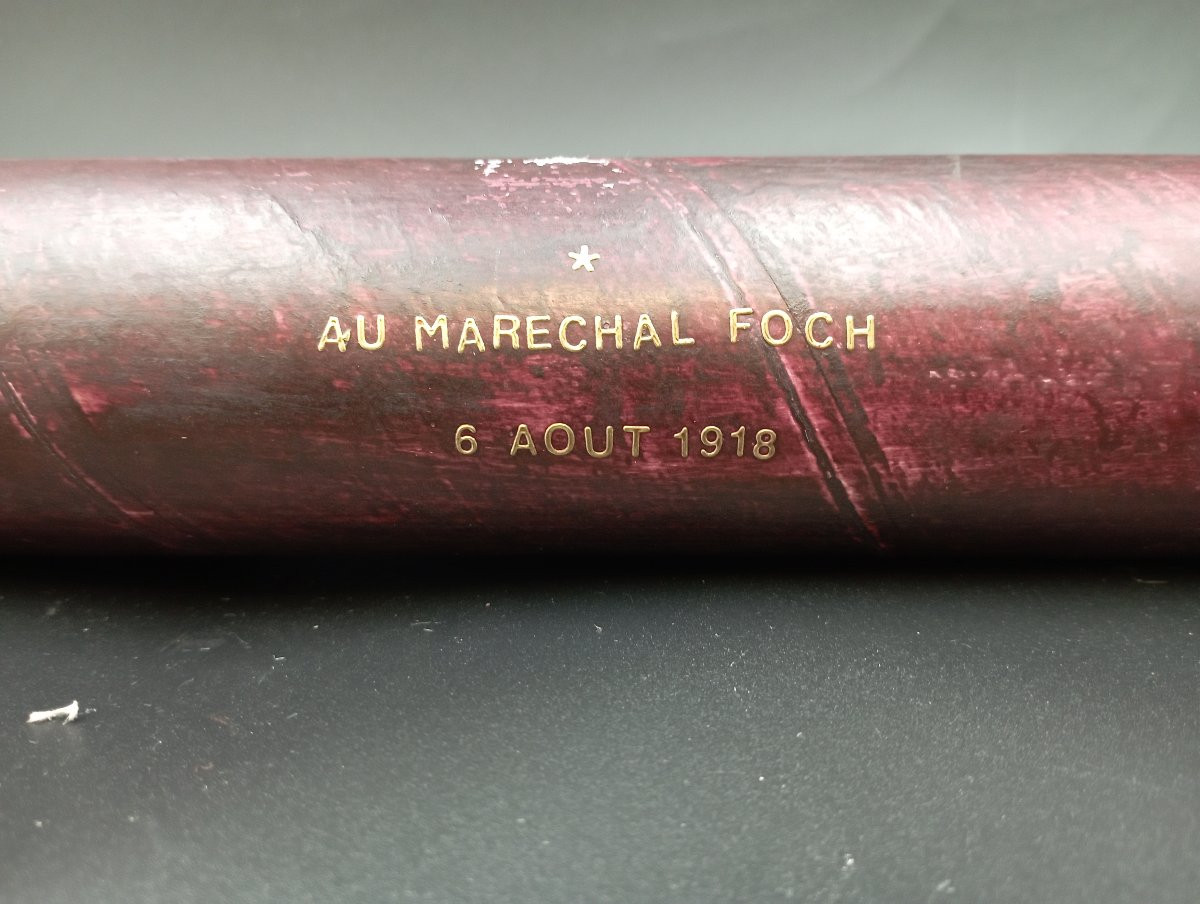 Baton de Marechal de France attribué au Marechal Foch-photo-5