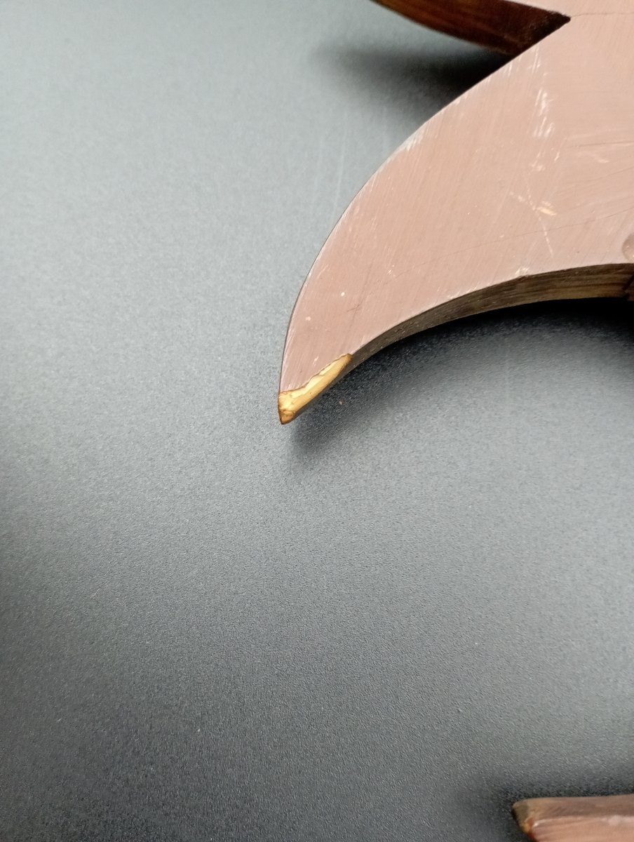 Miroir soleil dit ''Aux sorcières'' des années 1960-photo-3