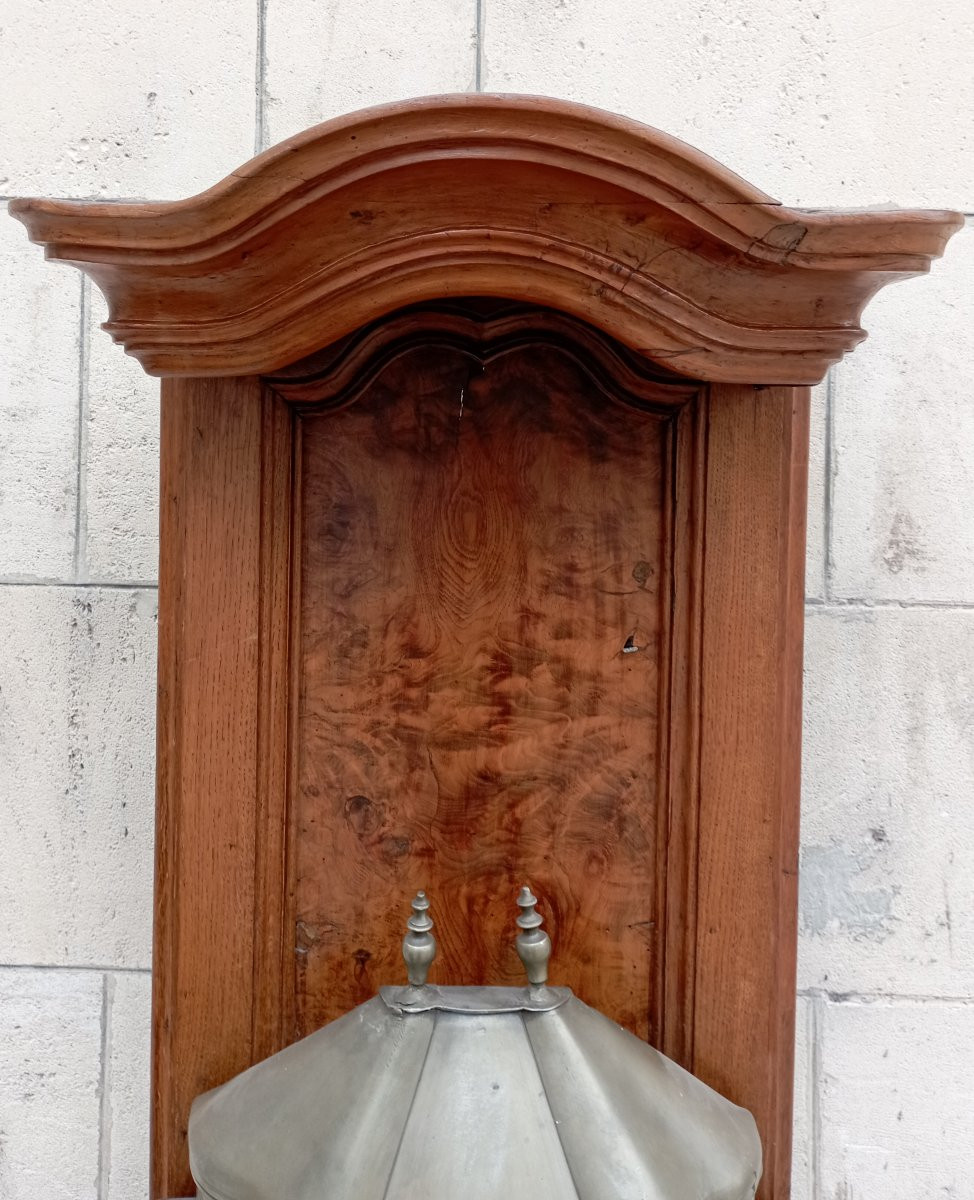 18th Century Walnut And Zinc Bathroom Cabinet-photo-5
