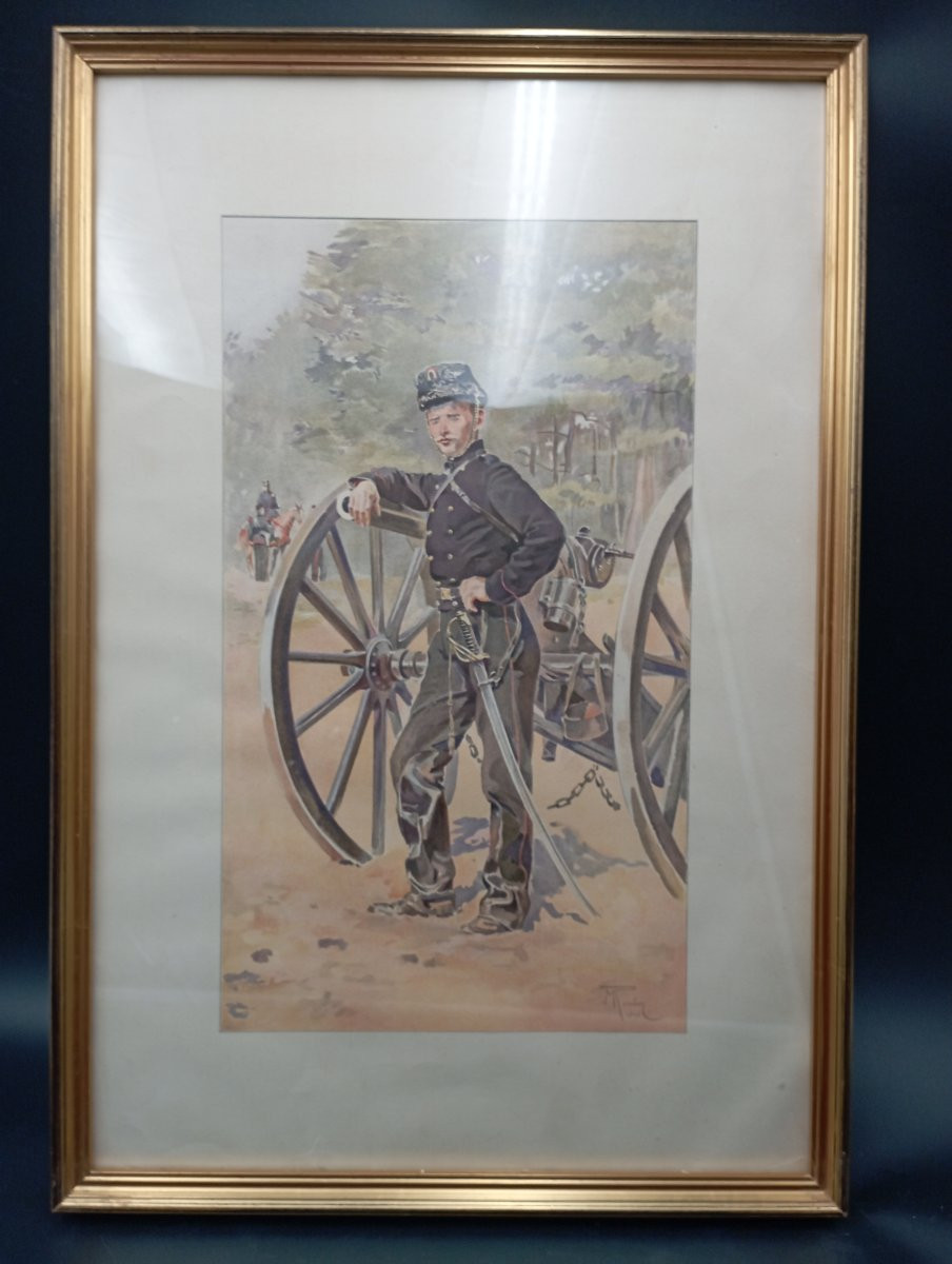 Gouaches militaires de Maurice Romberg-photo-4