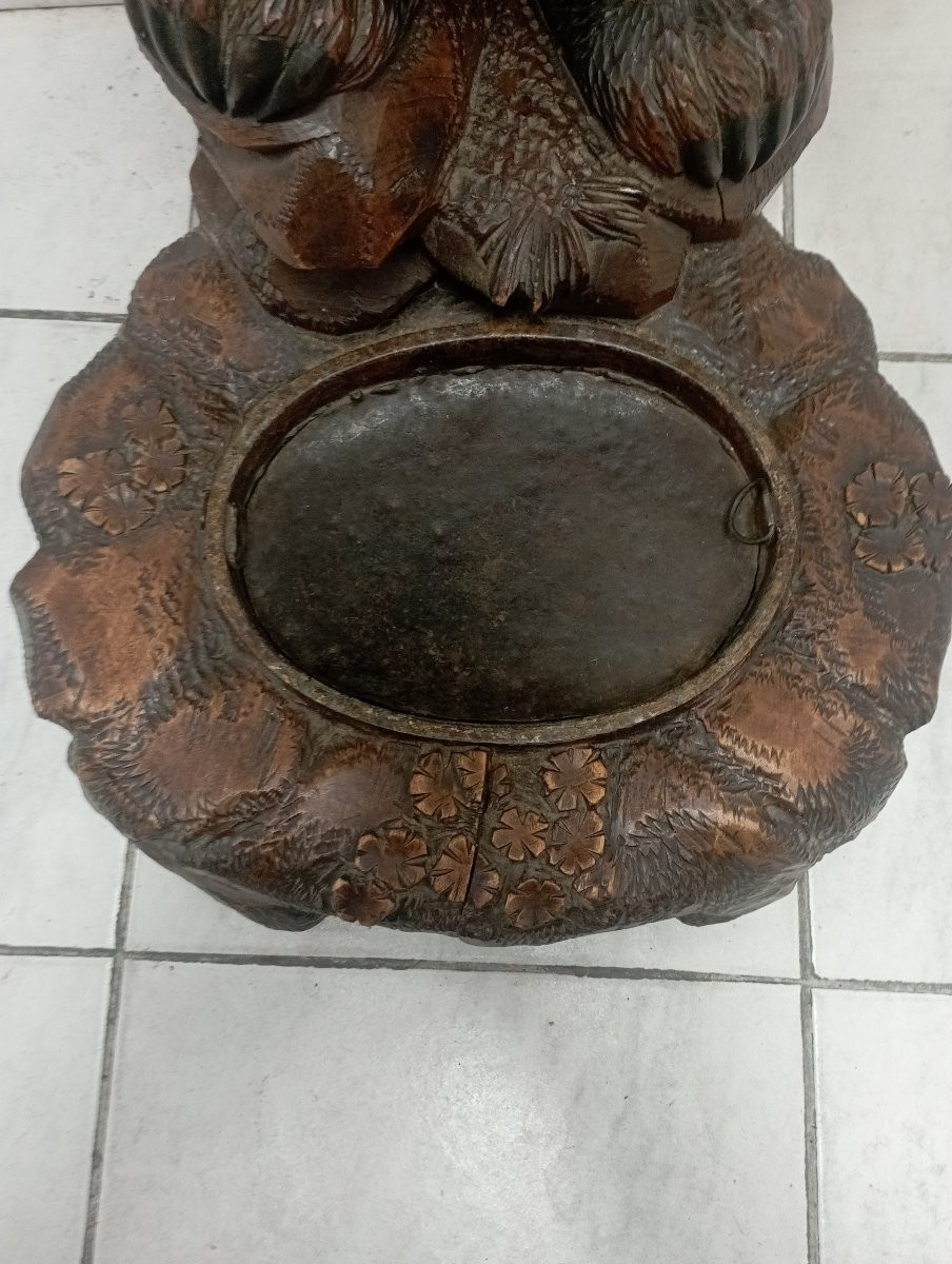 Porte-parapluie ours travail de la foret noire époque XIX ème siècle-photo-4