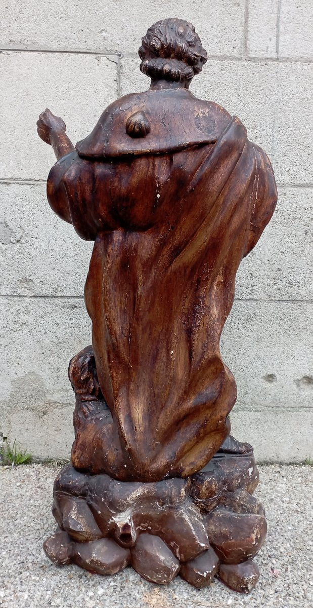 St. Roch Carved Wood, Late 17th Century-photo-1