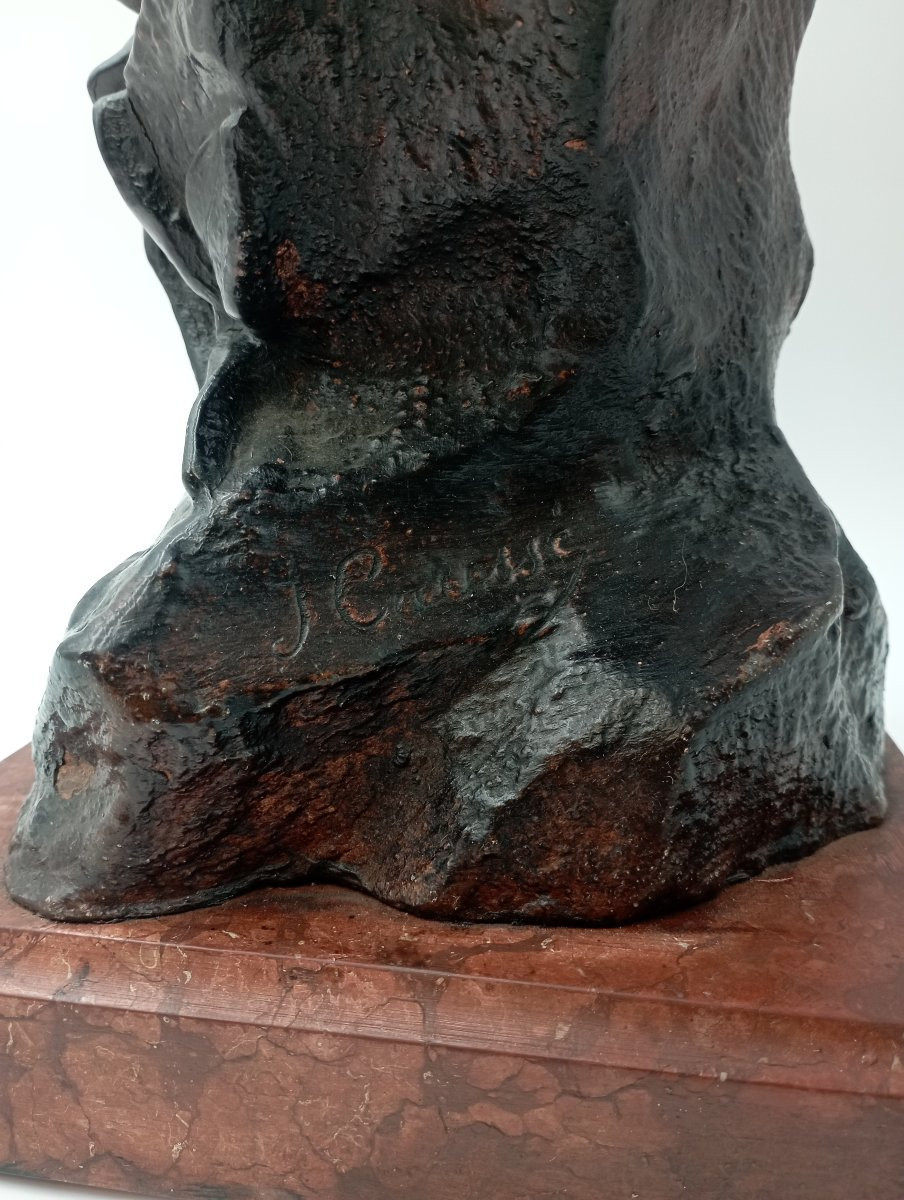 Bust Of A Woman "candor" By Julien Caussé-photo-4