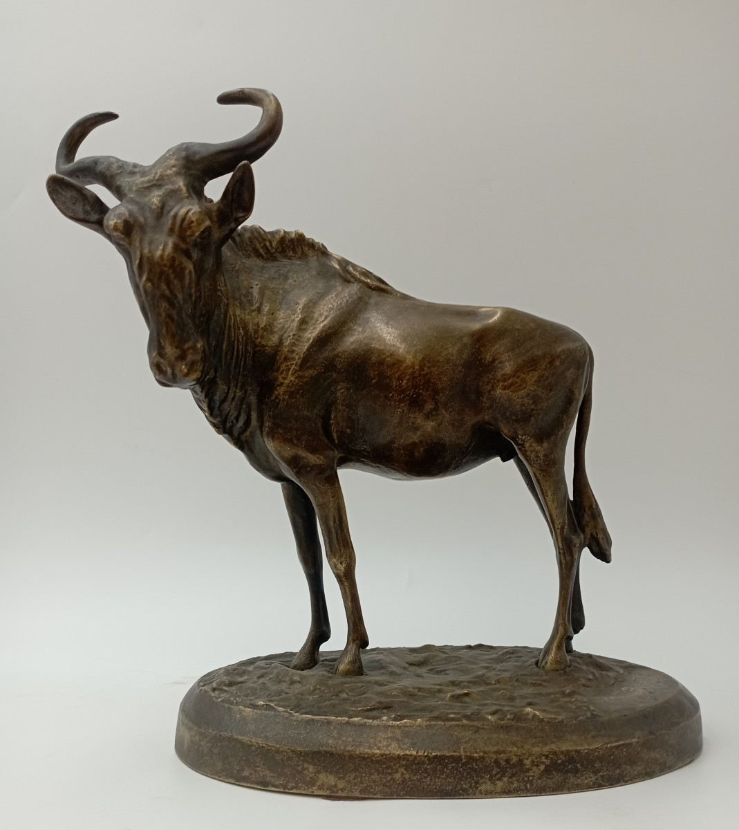Bronze Wildebeest Sculpture
