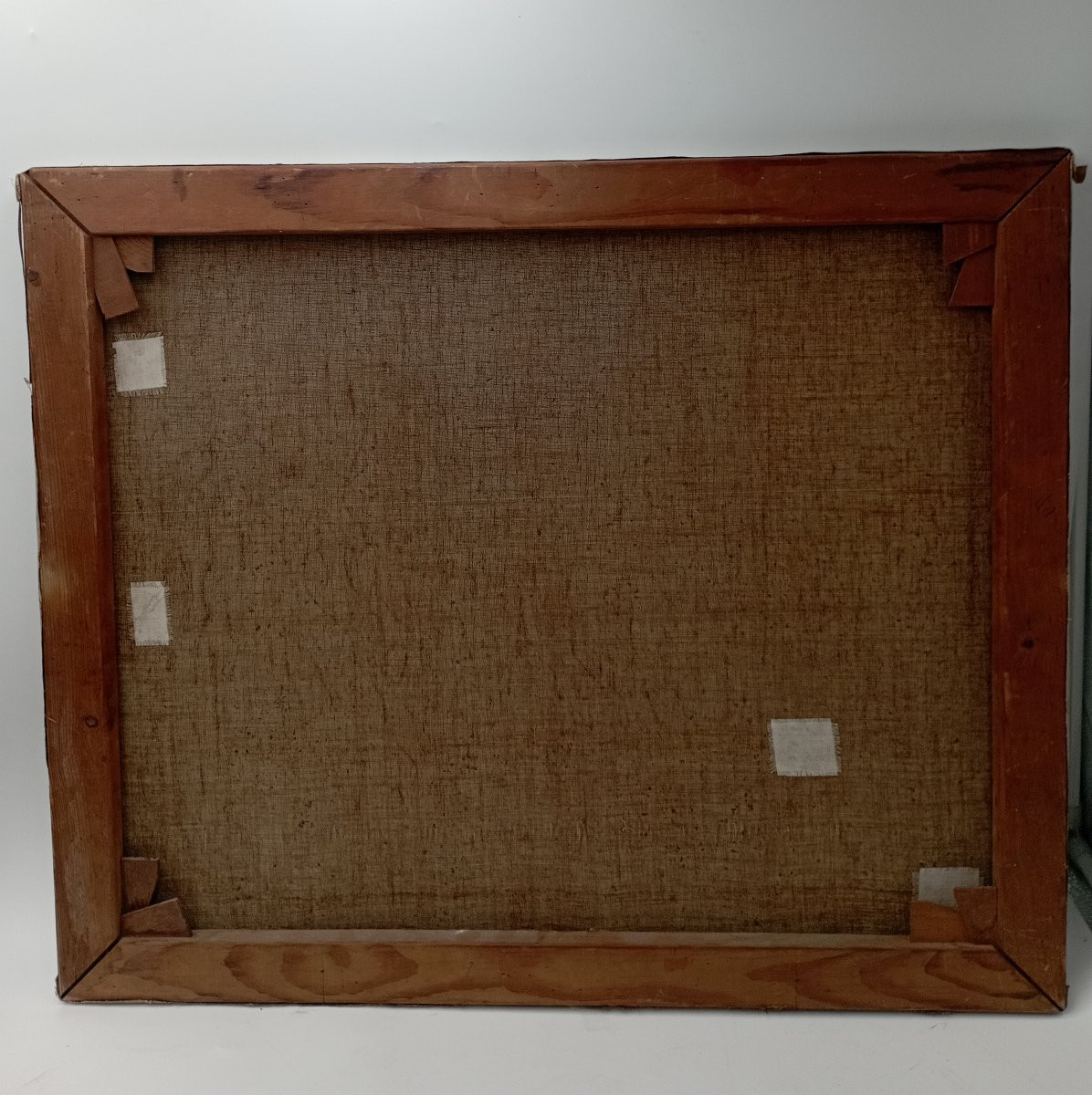 Tableau huile sur toile signé Ul De Kuk-photo-2