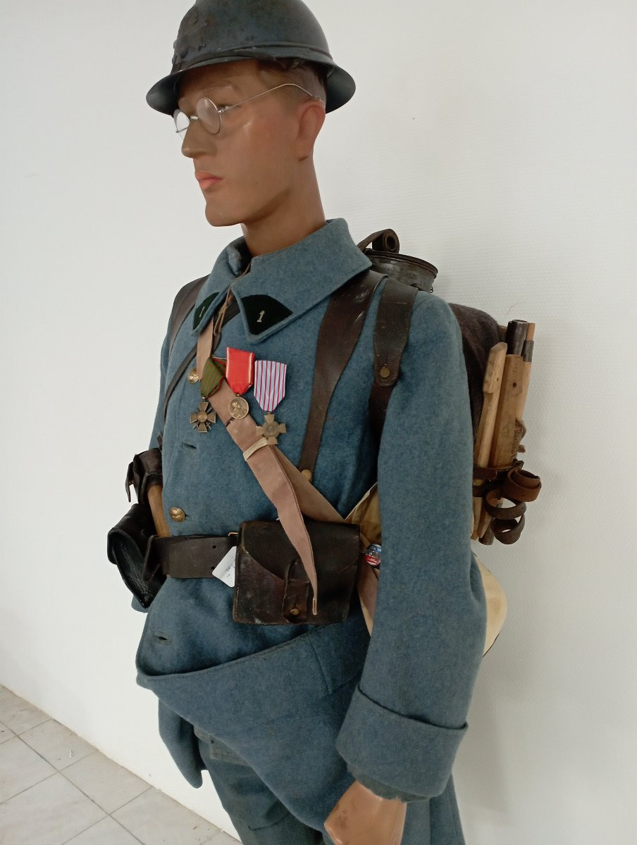 Mannequin taille adulte soldat de la première guerre mondiale-photo-1