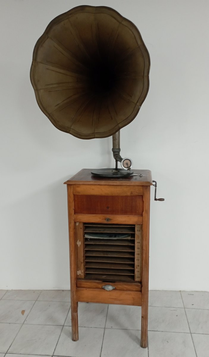 Phonographe de bar avec monnayeur des années 1930-photo-2