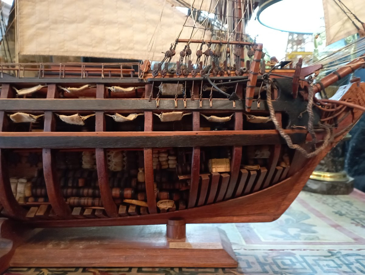 Maquette en écorché du ''Le Superbe''-photo-1