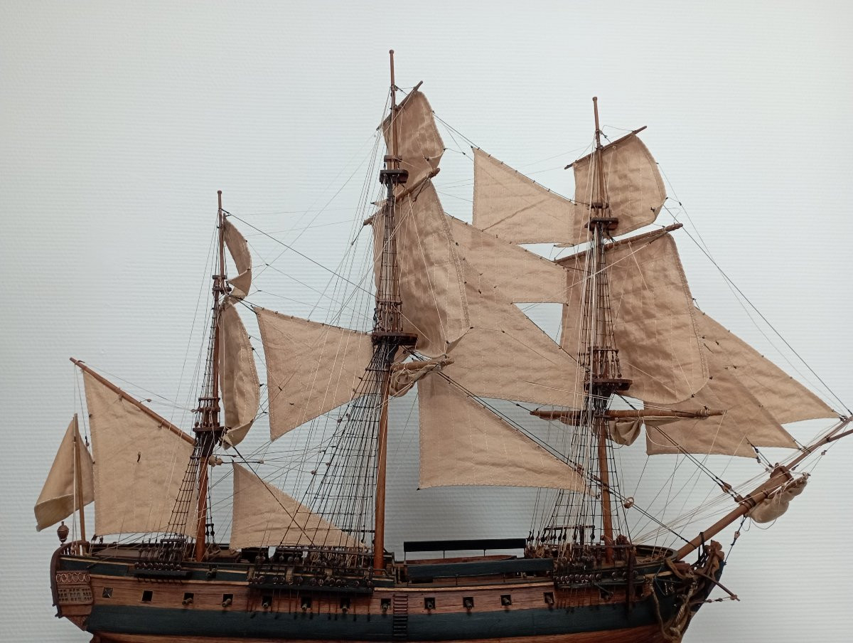 Maquette de la Frégate '' L'Hermione ''-photo-2