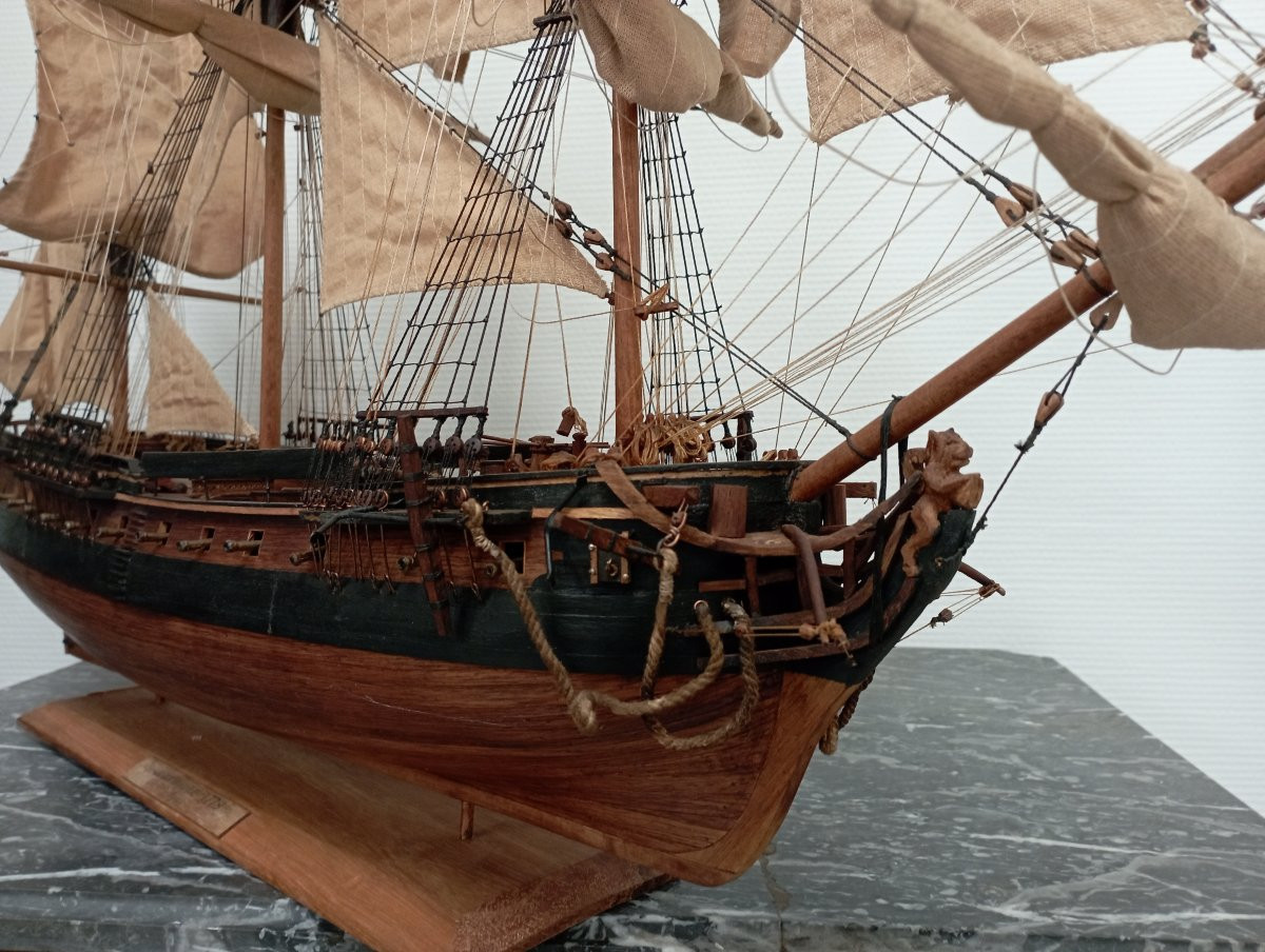 Maquette de la Frégate '' L'Hermione ''-photo-2