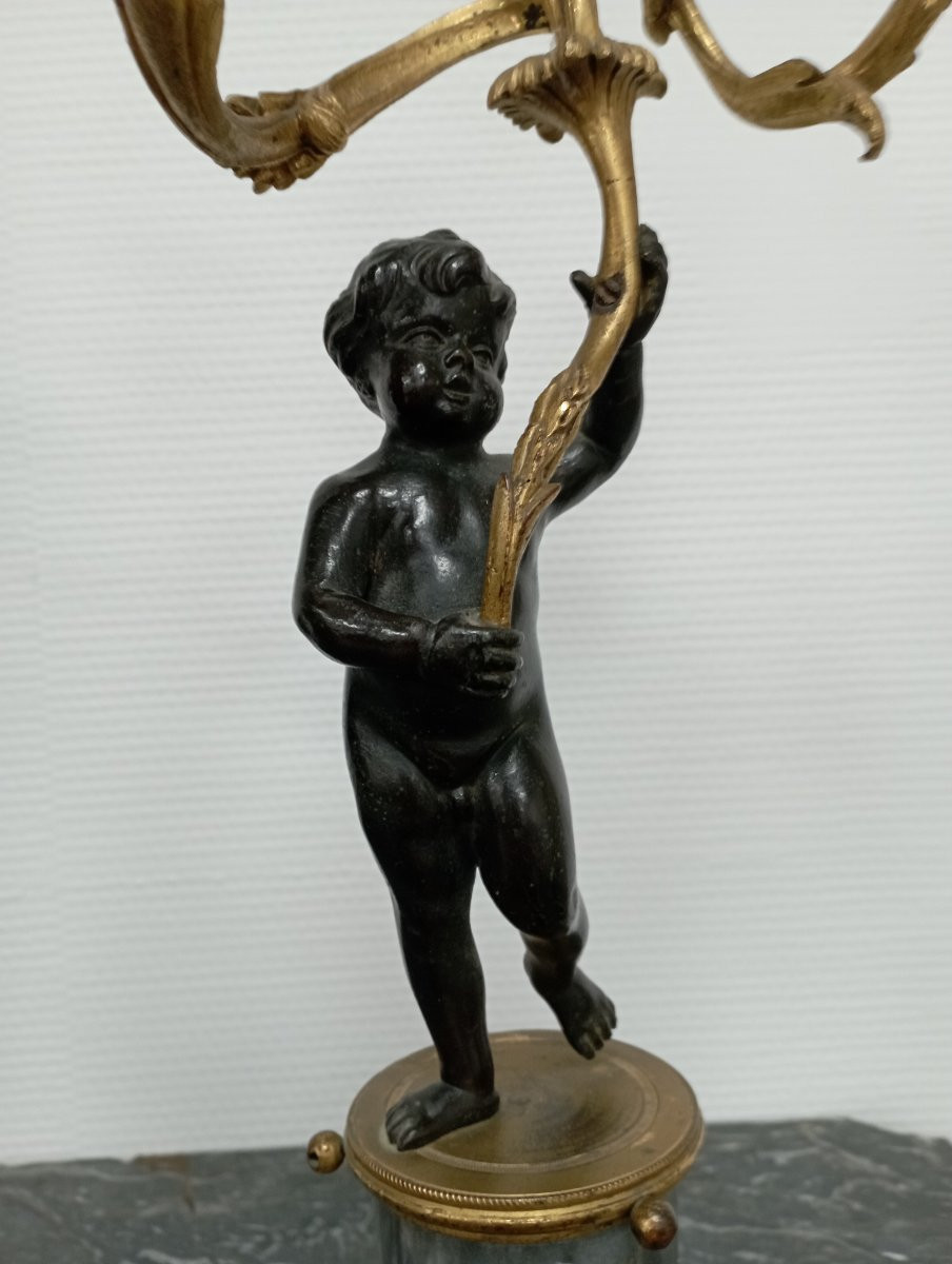 Pair Of Louis XVI Period Candelabra-photo-3