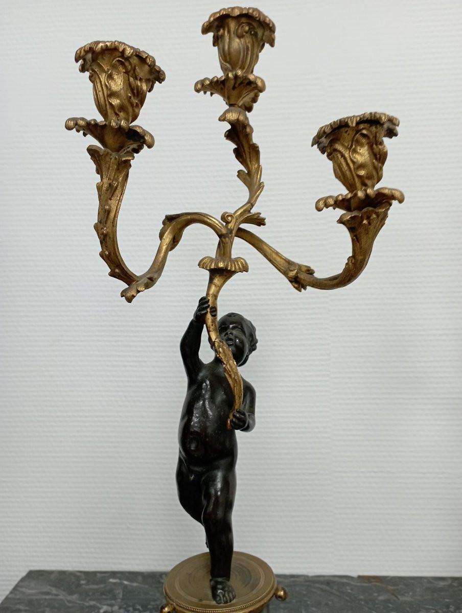 Pair Of Louis XVI Period Candelabra-photo-1