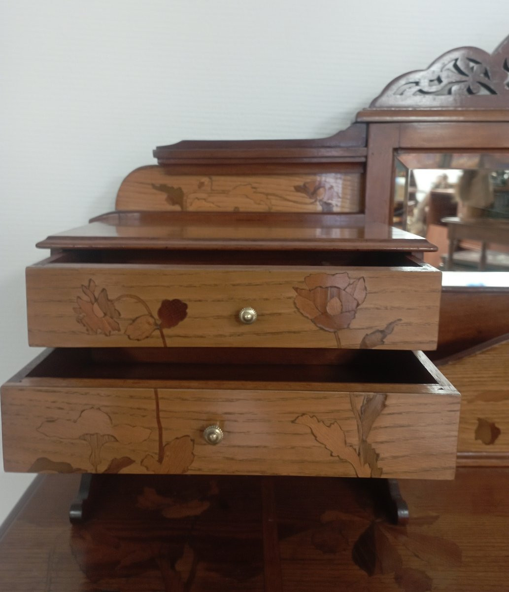 Desk, Writing Desk (emile Gallé)-photo-2