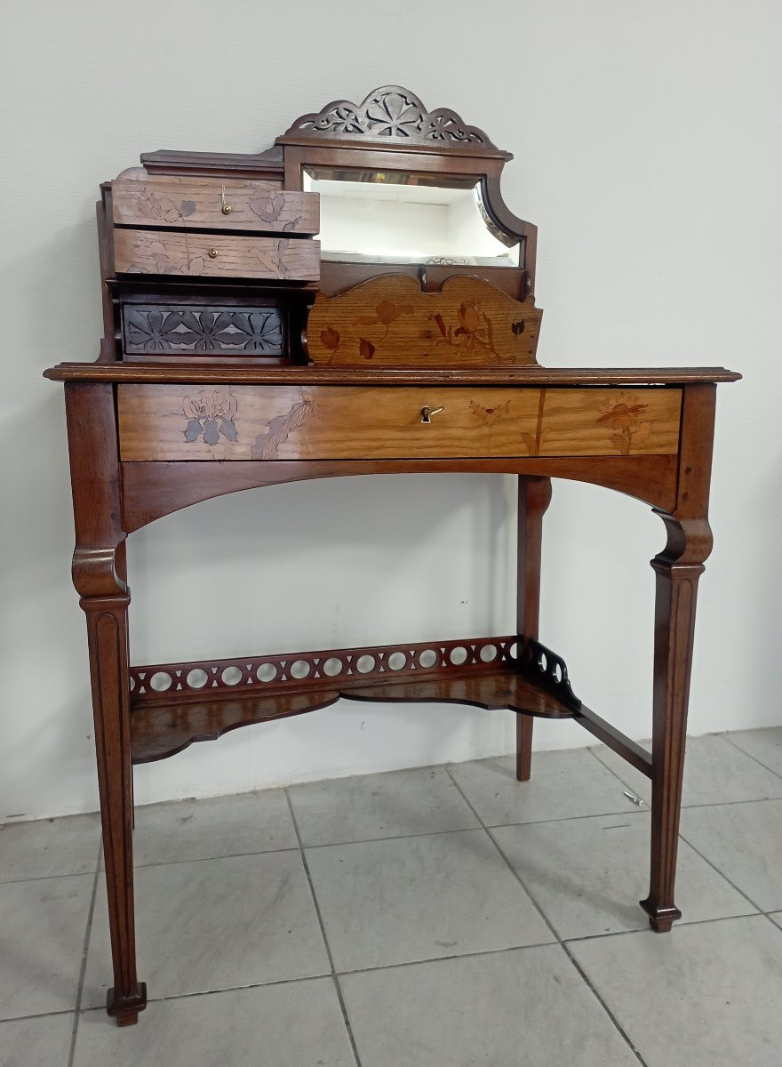 Desk, Writing Desk (emile Gallé)-photo-3