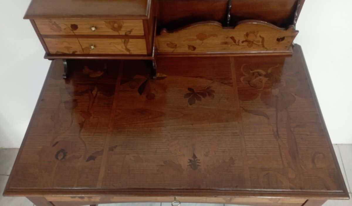 Desk, Writing Desk (emile Gallé)-photo-4