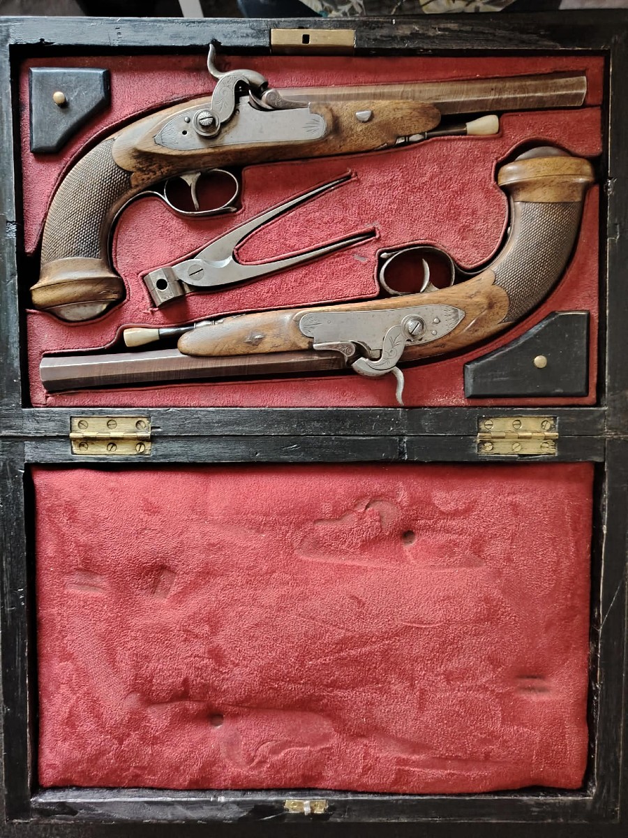 Coffret de pistolets de duel Lepage